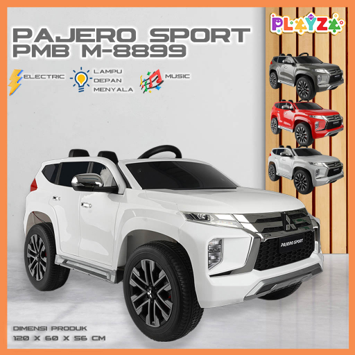 Mainan Mobil aki anak PMB Mitshubishi Pajero Sport M-8899