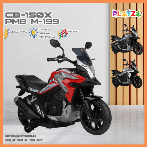 Mainan Motor Aki anak CB-150X PMB M-199 , Lisensi Resmi Honda