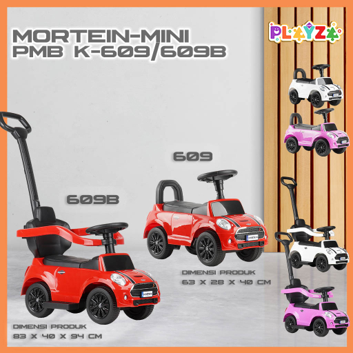 Mainan Mobil Anak PMB Mortein K-609 / K-609-B , minicoop ride-on