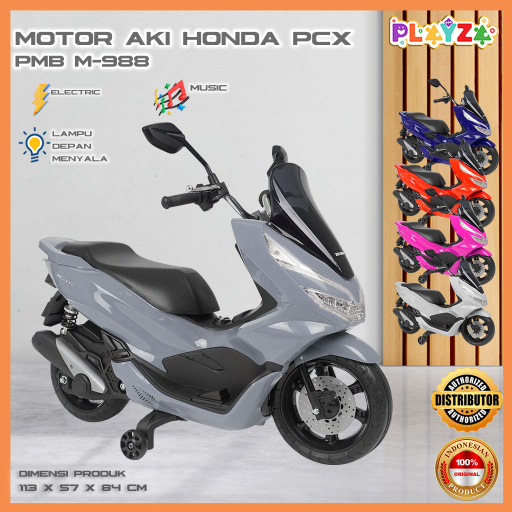 Mainan Motor Aki Anak PMB Honda PCX M 988 Lisensi Resmi